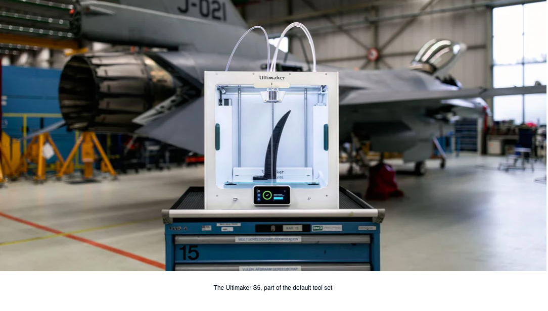 Regula celor TREI ore de training - Forțele Aeriene Regale din Olanda au accelerat mentenanța cu ajutorul printarii3D