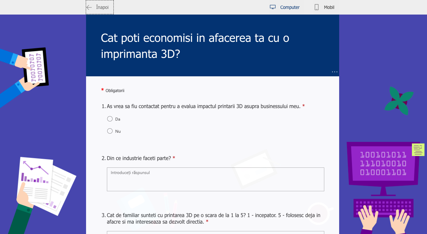 Vrei să știi câți bani și cât timp economisești cu fabricarea aditivată? Completează formularul din articol! 