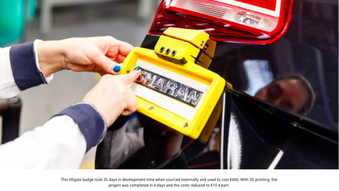 Volkswagen Autoeuropa: maximizarea eficienței producției cu instrumente, modele și accesorii 3D