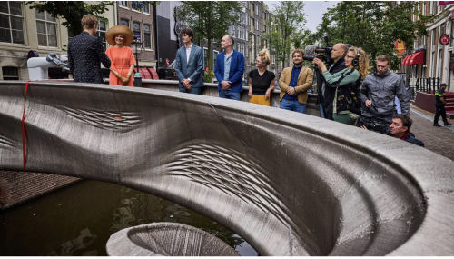 Primul pod din lume realizat prin fabricare aditivată, în Amsterdam