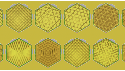 Totul despre modelul de umplere (infill) pentru printarea 3D 