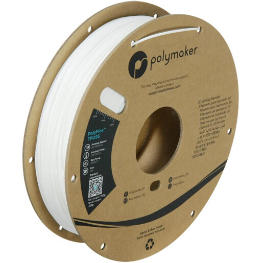 Filament Polymaker PolyFlex TPU 95A 2.85mm 750g White
