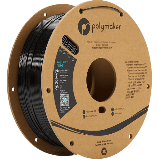 Filament Polymaker PolyLite PETG Black
